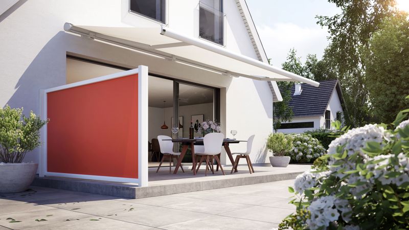 Privacy protection for the terrace: markilux format, format lift and format slide